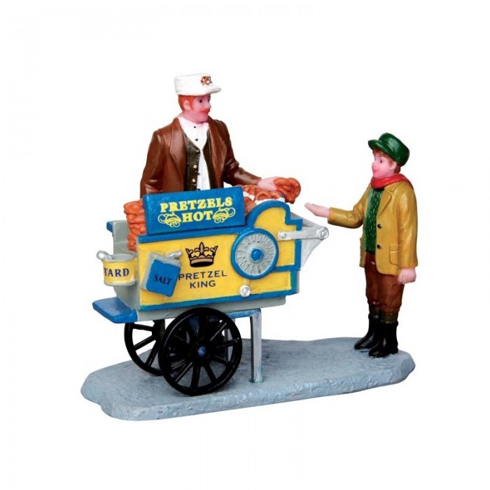 Figurines Vendeur de bretzels avec chariot # 42238