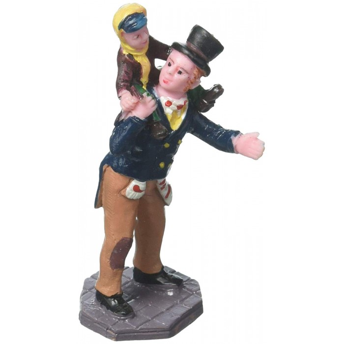 Bob Cratchit and Tiny Tim Figurines # 02403