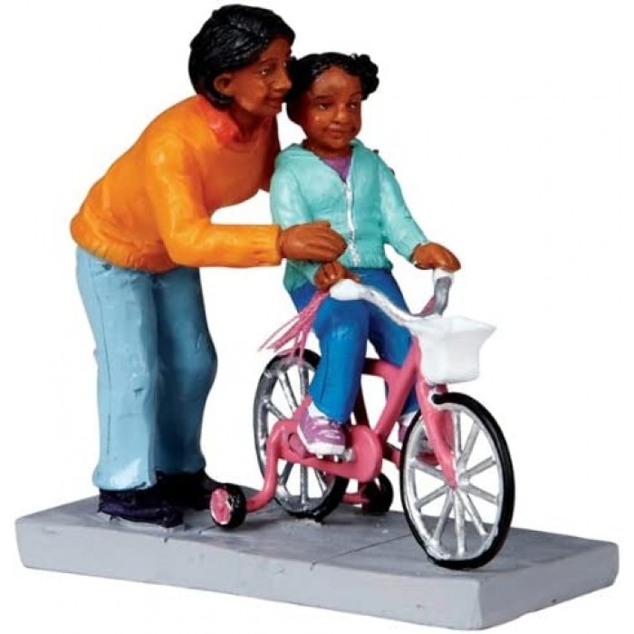 Figurines Enfant apprenant vélo # 02759