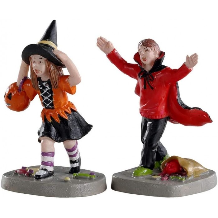 Terrifed trick -or-treaters Figurines #02903
