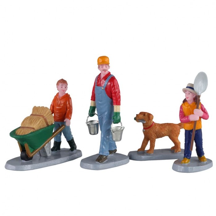 Mornig Chores Set of 4 Figurines #  02922 