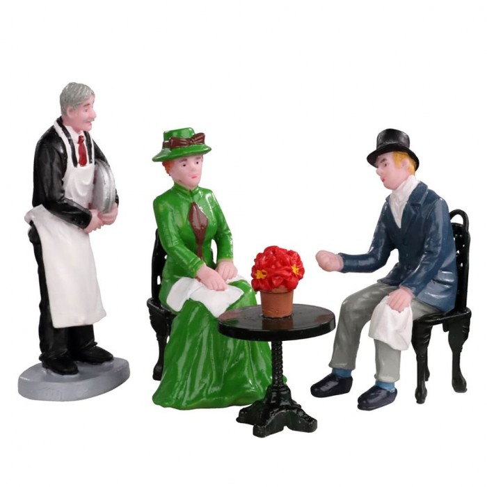 Café Society Set of 4 Figurines # 02925 