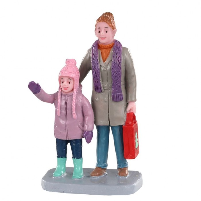 Christmas Market Shoppers Figurines #  02959