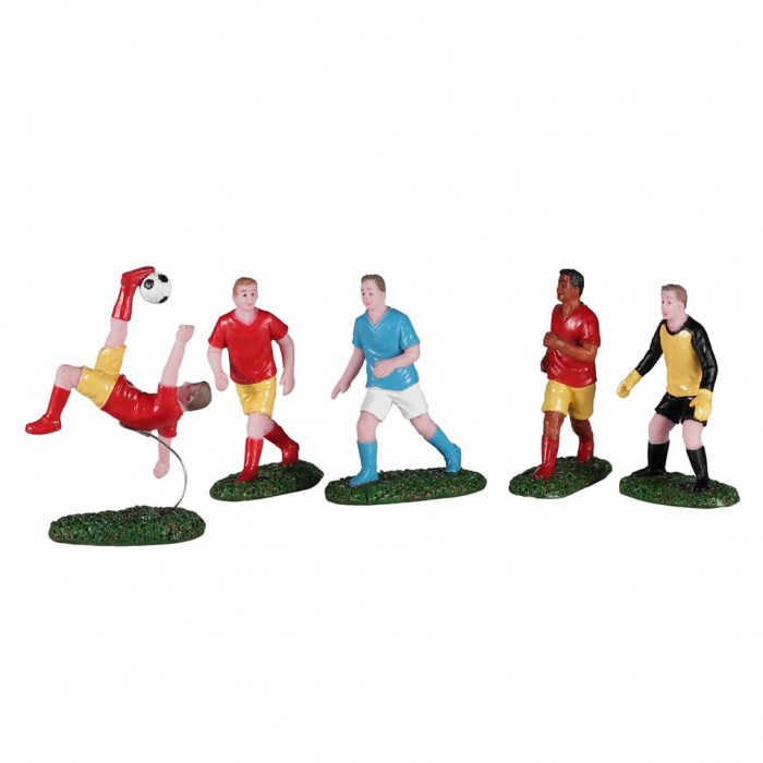 Playing Soccer Set of 5 Figurines # 02961