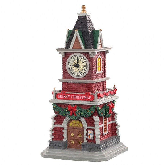 La tour de l'horloge de Tannenbaum Manège-Animé # 05679