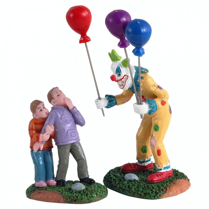 Figurines Clown vendeur de ballon effrayant # 12009