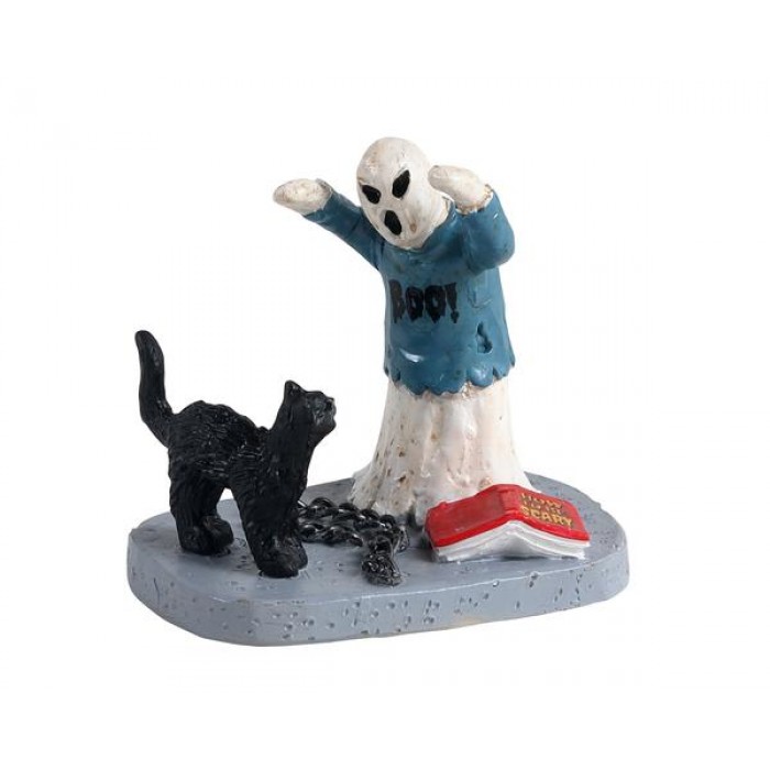 Figurines Fantôme et chat noir #12011