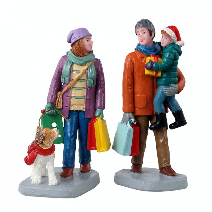 Holiday Shoppers Figurines # 12016