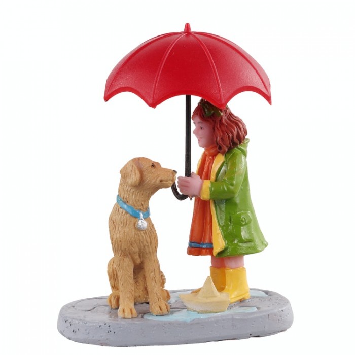 Umbrella Sharing Figurines # 12023