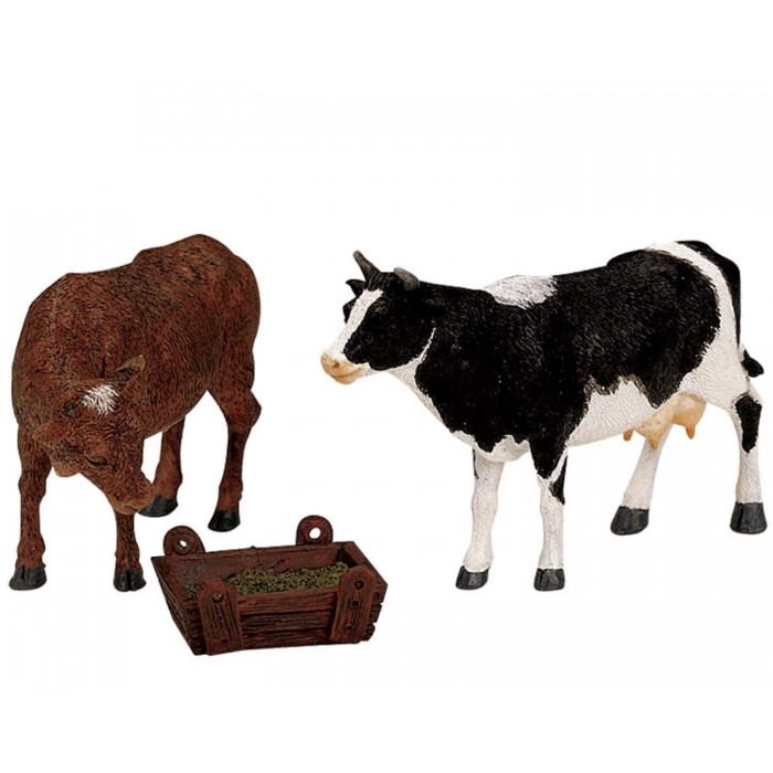 Figurines Nourrir la vache et le taureau # 12512