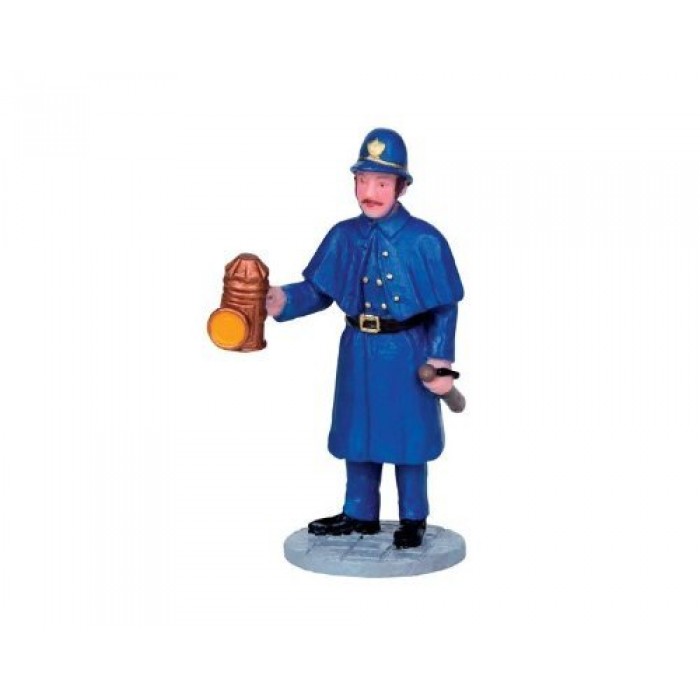 Figurines Policier avec un fanal # 12904