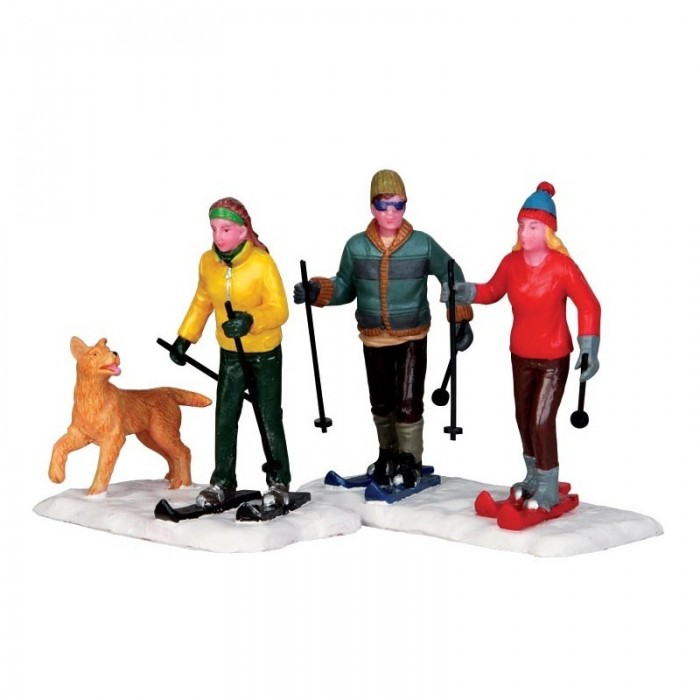 Figurines Famille en ski de fond # 32131