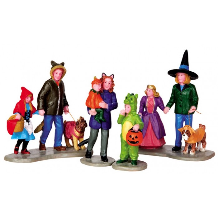 Figurines Enfants déguisés passant l'halloween # 42217