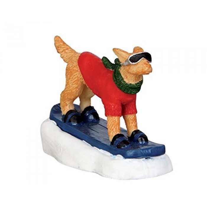 Snowboarding Dog Figurines # 42222