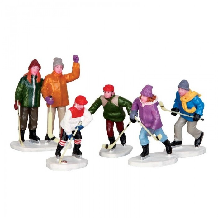 Figurines Famille jouant au hockey # 42240