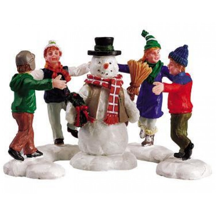 Figurines Cercle au tour du bonhomme de neige # 52112       