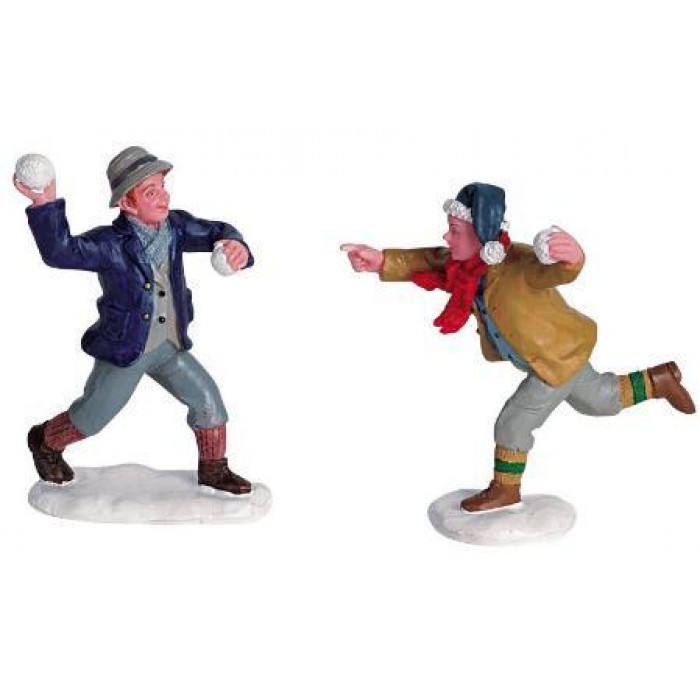Snowball Fun, Set Of 2 Figurines # 62308