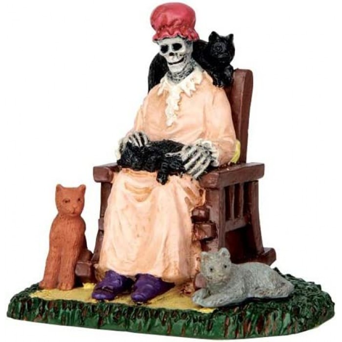 Figurines Ancienne madame aux chats # 62428