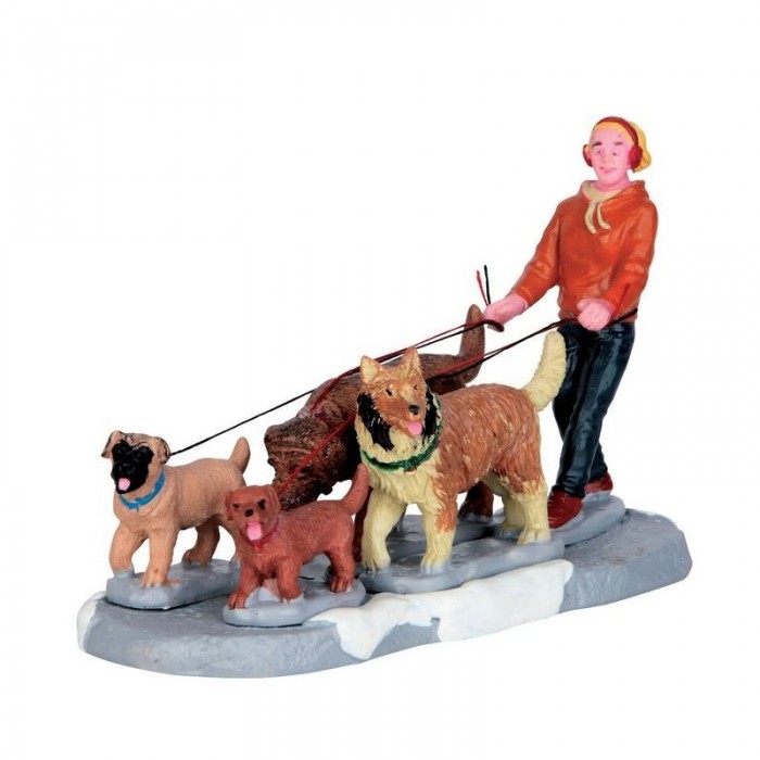 Figurines Promenade avec les chiens # 62455         