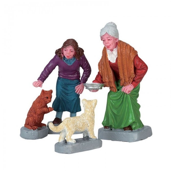 Cream For Kitty, Set Of 4 Figurines # 72497