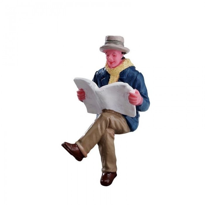 Figurines Homme lisant son journal # 72506