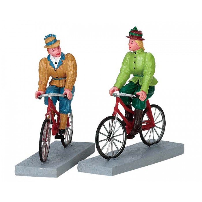 Bloomers And Bicycles, Set Of 2 Figurines # 72514