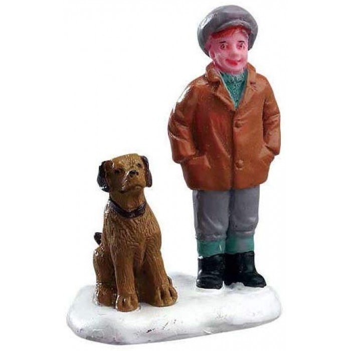 Figurines Petit garçon avec son chien # 72517