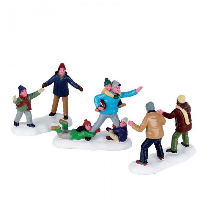 Figurines Famille jouant au football  # 72535
