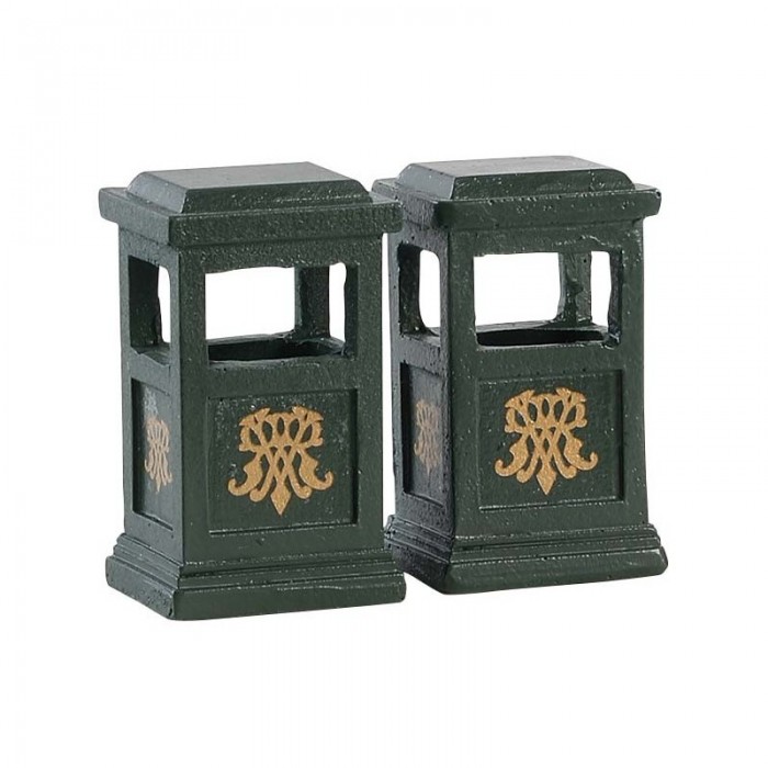 Green Trash Can Set of 2 Accessory # 84386